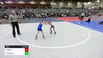 78 lbs Rr Rnd 1 - Ryan Welch, Legacy NV vs Titus Bingham, Mat Time