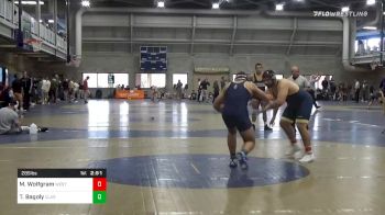 Semifinal - Michael Wolfgram, West Virginia Unattached vs Tyler Bagoly, Clarion