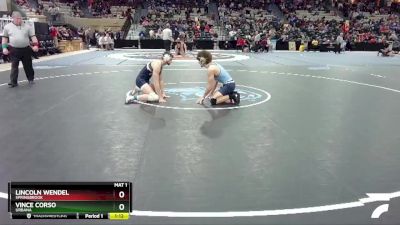 165-4A/3A Champ. Round 1 - Vince Corso, Urbana vs Lincoln Wendel, Springbrook