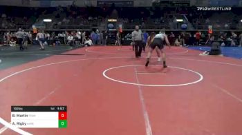 192 lbs Consolation - Beau Martin, Team Vision Quest vs Anthony Rigby, Harepth High School