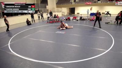 12U - 190 lbs 1st Place Match - Kingston Beach, Centennial Youth Wrestling vs Carter Jensen, Princeton Wrestling