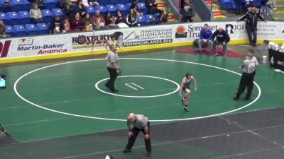 96 lbs Round Of 64 - Kagan Painter, Grove City vs Jacob Erb, Armstrong