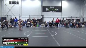 56 lbs Placement (4 Team) - Evan Lichenwalter, River WC vs Jaisen Sharma, Warhawks