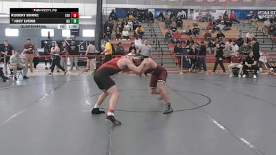 197 lbs Quarterfinal - Robert Burke, East Stroudsburg vs Joey Lyons, Gannon