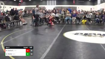 80 lbs Quarterfinals (8 Team) - William Schork, Junior Terps Xtreme (MY) vs Kaden Potter, Illinois Menace