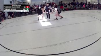 238 lbs Semifinal - Nevaeh Bryant, Wood River Wrestling Club vs Addison Marschman, Fairbury