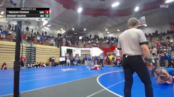 100 lbs 3rd Place Match - Meagan Thomas, Merrillville vs Bridget Martin, Mooresville