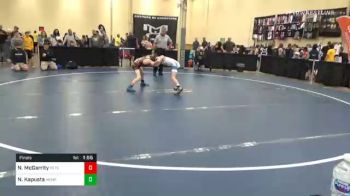 75 lbs Final - Nicholas McGarrity, Peters Township vs Nico Kapusta, Hempfield Area