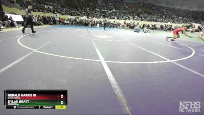 4A-120 lbs Semifinal - Dylan Bratt, Chickasha vs Gerald Harris III, Cascia Hall