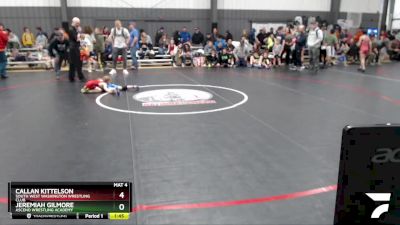 43-44 lbs Round 2 - Callan Kittelson, South West Washington Wrestling Club vs Jeremiah Gilmore, Ascend Wrestling Academy