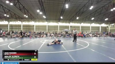 97 lbs Semis & 1st Wrestleback (8 Team) - Jace Madsen, Big Cat vs Deklen Aldrich, Middleton Wrestling Club