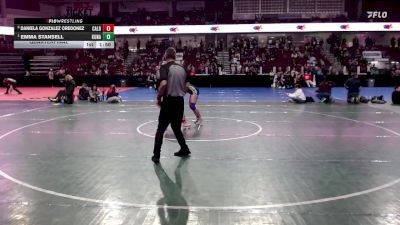140 lbs Quarterfinal - Emma Stansell, Kuna vs Daniela Gonzalez Oredonez, Caldwell