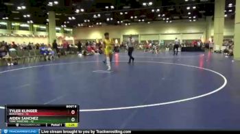 170 lbs Round 2 (8 Team) - Aiden Sanchez, TOWC Spartans vs Tyler Klinger, Beach Boyz