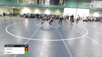 132 lbs Consi Of 64 #1 - Jordan Soriano, NY vs Jayden Gaddy, NC