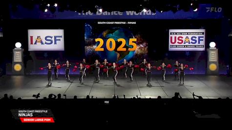 South Coast Freestyle - Ninjas [2025 Senior Large Pom Finals] 2025 The Dance Worlds