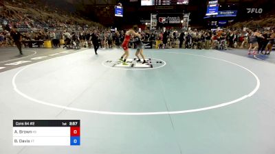 155 lbs Cons 64 #2 - Alyssia Brown, KS vs Brooke Davis, VT