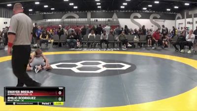 100 lbs 2nd Wrestleback (8 Team) - Emilio Rodriguez, Beast Mode vs Swayer Breslin, Olympia/Demolition