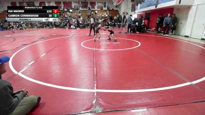 51-55 lbs Round 4 - Kai Madrid, San Clemente Youth Wrestling vs Cannon Cunningham, Reign WC