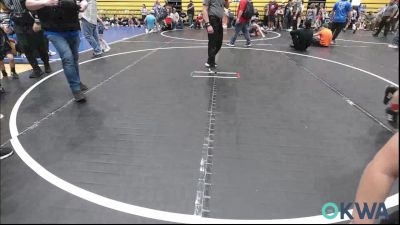 60 lbs Consolation - Caleb Hall, Newkirk Takedown Club vs Kash Knapski, Kingfisher YellowJackets