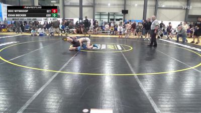 105 lbs Quarterfinal - Roc Wynkoop, Kittanning vs Evan Becker, Ashville