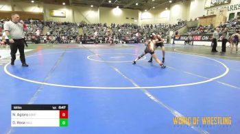 92 lbs Consi Of 16 #1 - Noah Agloro, Askeo International Matclub vs Dominic Rosa, Valley Vandals