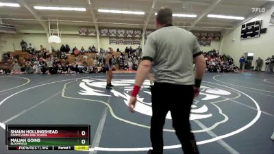 145 lbs Champ. Round 2 - Shaun Hollingshead, Campo Verde High School vs Maliah Goins, Bloomfield
