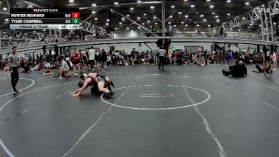 126 lbs Finals (2 Team) - Hunter Neuhard, Wrecking Crew Blue vs Tyler Campbell, New England Gold