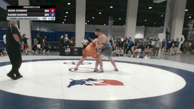 130 kg Cons. Sub-quarters - Jesse Romero, Graham Greco vs Kaden Darwin, Arkansas Regional Training Center