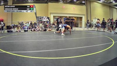 132 lbs Consi Of 64 #1 - Jacob Lopez, Pacifica HS vs Abraham Meraz, Canyon View