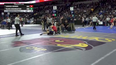 165 lbs Quarterfinal - Gideon Gerber, Oakdale (SJ) vs Slava Shahbazyan, Birmingham (LA)