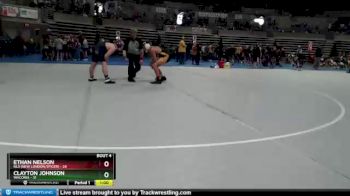 130 lbs Quarterfinals (8 Team) - Ethan Nelson, NLS (New London/Spicer) vs Clayton Johnson, Waconia
