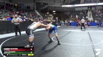 144 lbs Semifinal - Jace Schartz, Great Bend vs Corbin McIntier, Pittsburg