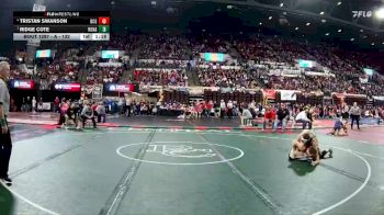 A - 132 lbs Semifinal - Ridge Cote, Ronan vs Tristan Swanson, Dawson County