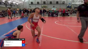 60 kg Round Of 16 - Chase Randall, Takedown Express Wrestling Club vs Domonic Baker, Va Team Predator