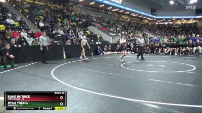 132 lbs Finals (1st & 3rd) - Kane Butrick, Fort Dodge vs Ryan Young, Indianola