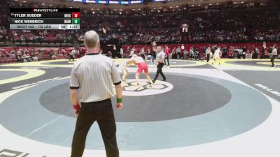 175 lbs Champ. Rd Of 16 - Nick Werbrich, Harrison vs Tyler Soeder, Brecksville