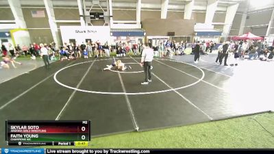 85 lbs Round 2 - Faith Young, Champions WC vs Skylar Soto, Arizona Girls Wrestling