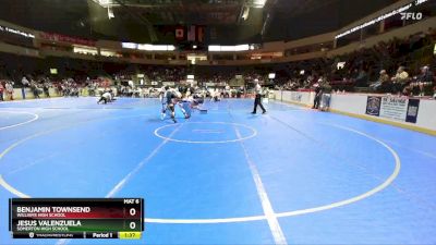 157 lbs Champ. Round 1 - Benjamin Townsend, Williams High School vs Jesus Valenzuela, Somerton High School