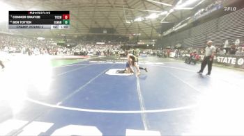 Boys 1A 138 lbs Champ. Round 2 - Connor Swayze, Tyee vs Ben Totten, Elma