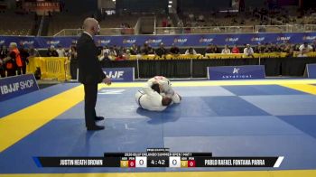 Justin Heath Brown vs Pablo Rafael Fontana Parra 2026 IBJJF Orlando Summer Open