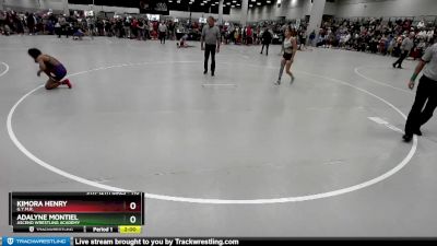 110 lbs Champ. Round 2 - Kimora Henry, G.Y.M.R. vs Adalyne Montiel, Ascend Wrestling Academy