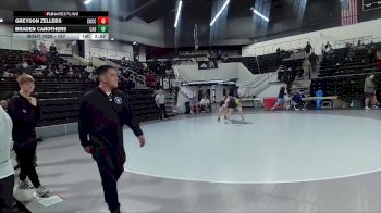 157 lbs Champ. Round 1 - Greyson Zellers, Cowley College vs Braden Carothers, Carl Albert State