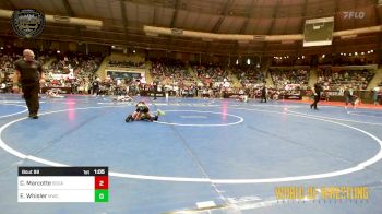 67 lbs Round Of 16 - Cael Marcotte, Socal Grappling Club vs Easton Whisler, Mulvane Jr. Wrestling Club