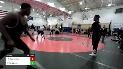 285 lbs Round Of 32 - Salvatore Sorrentino, St Joseph By The Sea HS vs Waseq Salek, Brooklyn Technical-PSAL