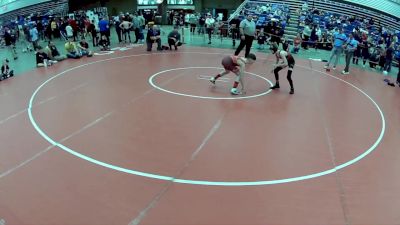 14U Boys - 84 lbs Cons. Round 2 - Kaden Joustra, ISI Wrestling Club vs Braxon Crook, Bad Karma Wrestling Club