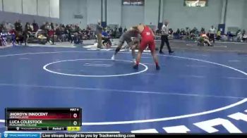 197 lbs Quarterfinal - Luca Colestock, Muhlenberg College vs Jhordyn Innocent, Oneonta State