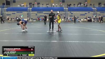 157 lbs Champ. Round 1 - Jacob Wright, St. Vincent Pallotti vs Kychauun Simpson, St. Frances Academy