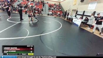 84 lbs Quarterfinal - Johnny Baxter, Punisher Wrestling Company vs Noah Schimke, NWWC