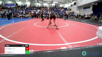 76 lbs Consi Of 8 #2 - Wyatt Austin, Sperry Wrestling Club vs Ryker Wade, Pirate Wrestling Club