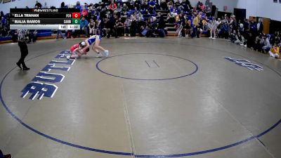 106 lbs Quarterfinal - Malia Ramos, Cannon McMillan vs Ella Trahan, Fort Cherry Hs